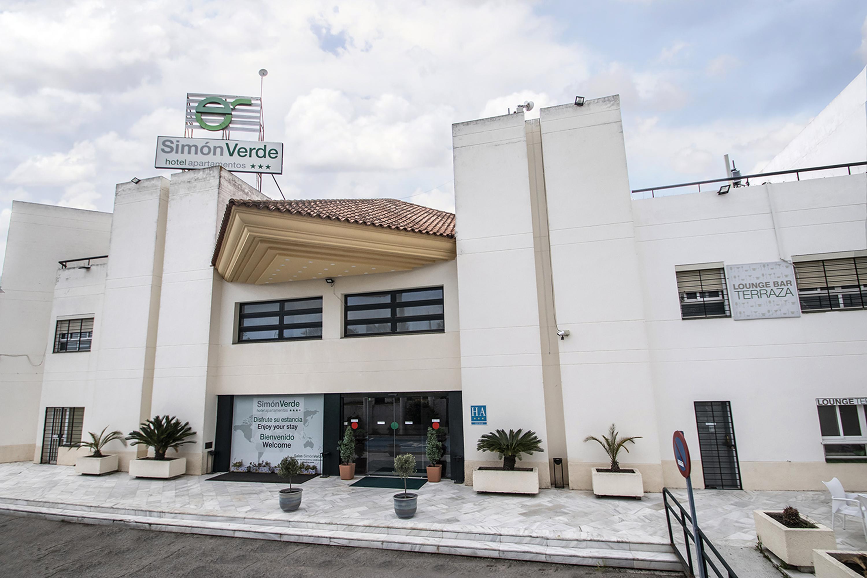 Hospedium Hotel Apartamentos Simon Verde Mairena del Aljarafe Bagian luar foto
